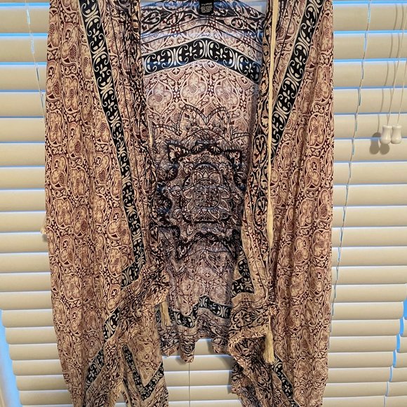 Boho Summer Kimono Cover Wrap - Picture 2 of 3